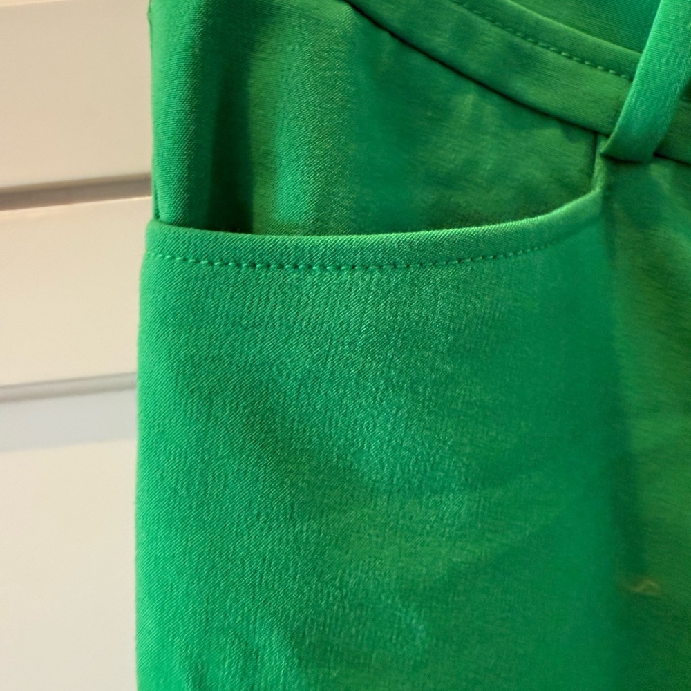 New York & Company Bright Green Straight-Leg Ponte Pants new with tags 12P - Picture 5 of 5